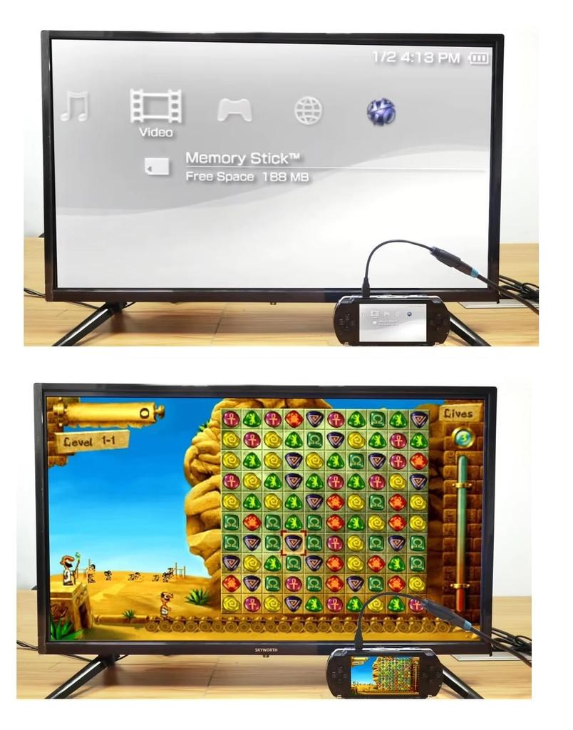 [For Experts/soldering Modification Experience Only] Play Games On TV HDMI Output Conversion Kit for PSP1000 External Monitor [432606]