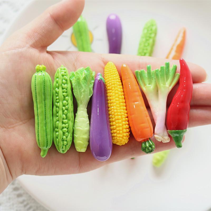 DIY Resin Vegetable Accessories: Hair Clips, Phone Cases, Keychains, Pendants, Shoe Buckles & Ornaments