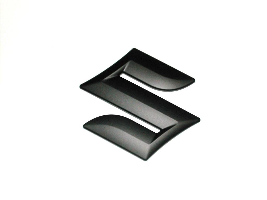 Matte Black Swift (ZCEDS and others) Emblem S Mark Front