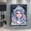 Full 5D Diy Diamond Painting Girls and Flowers 5D Diamond Painting