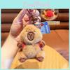 Adorable Jinnew Capybara Plush Keychain Accessory Sports Theme Cute Gift Idea