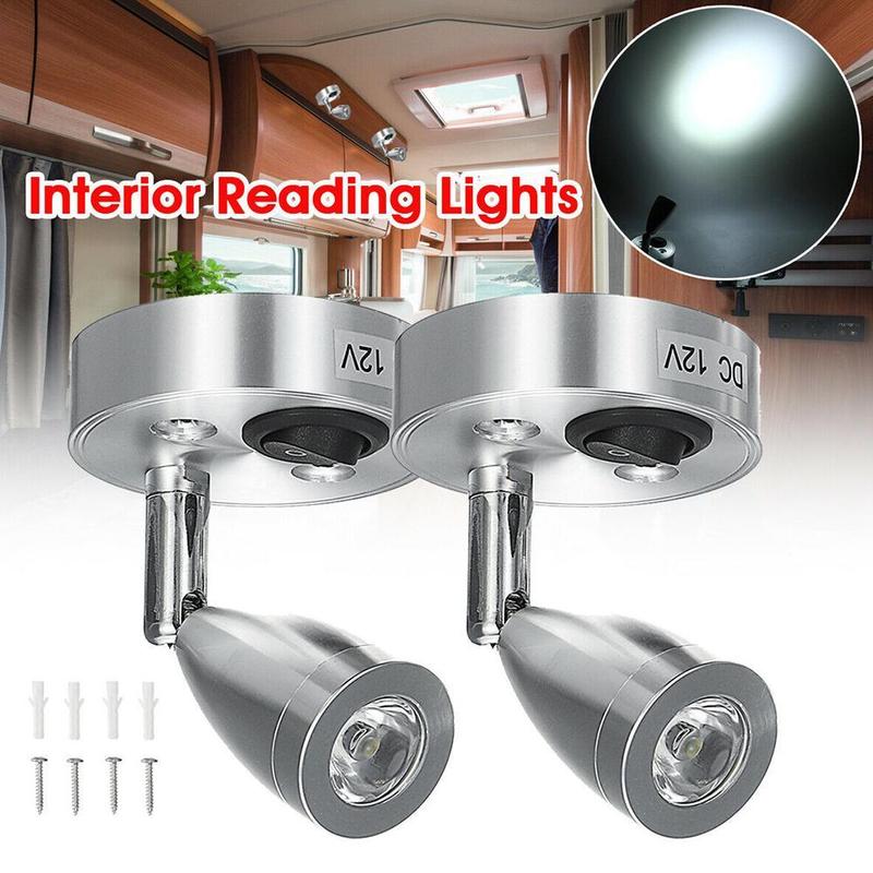 1Pc LED Spot Reading Lights for Car Camper Van Boat Interior Light 12V