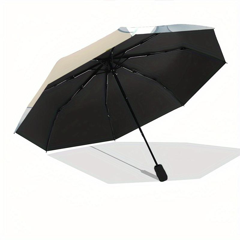 Goofy,Selfie Automatic Umbrella - Tri-fold Portable Umbrella, Best Holiday Gift for Men and Women, Durable Iron Frame, Playful Design, Sturd