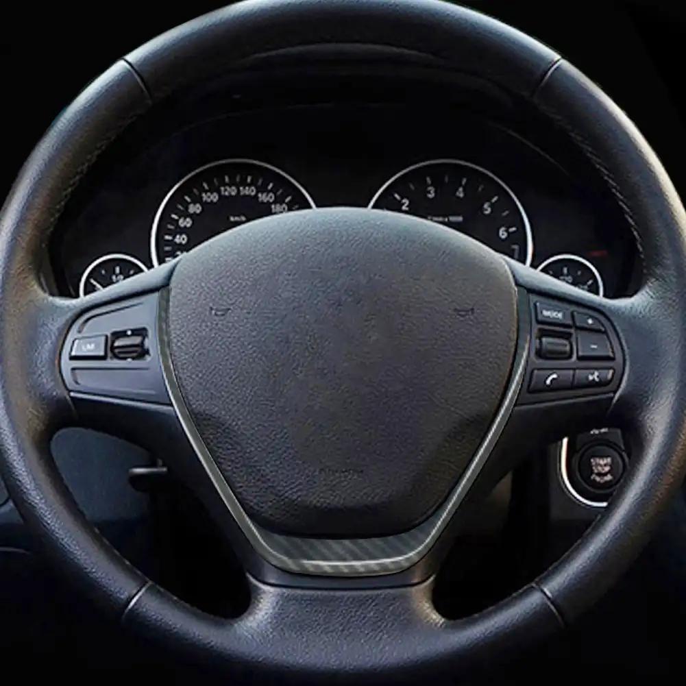Для BMW 3 серии F30 F32 F34 2013-2019 салон автомобиля рулевое колесо отделка серебристые молдинги автостайлинг аксессуары