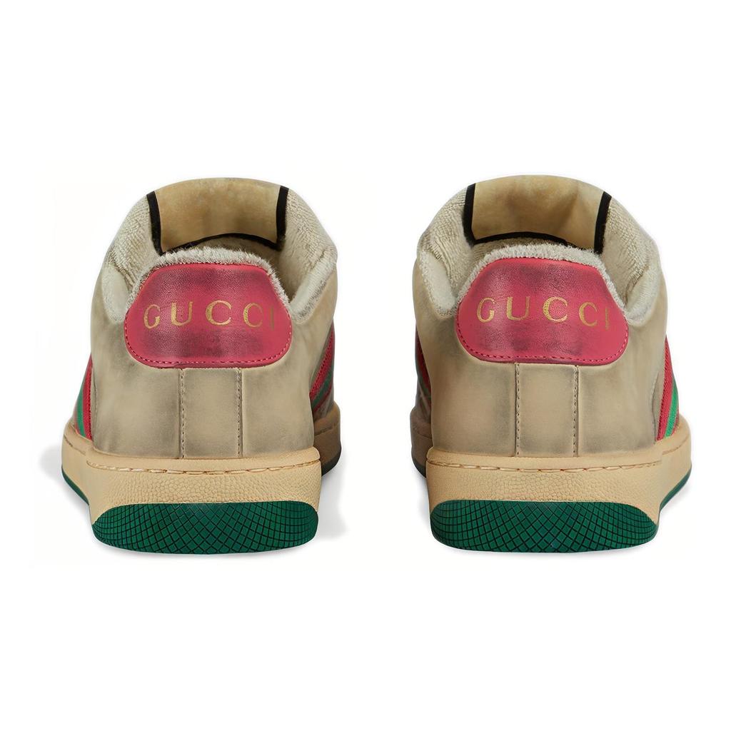 Gucci Женские Screener 'Distressed Pink Green' Женские 570443 9Y920 9665