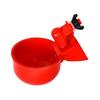 16 шт. Автоматическая пластиковая система поения куриц, поилка для курицы, чашка для поения птицы, для курицы, утки, гуся, индейки