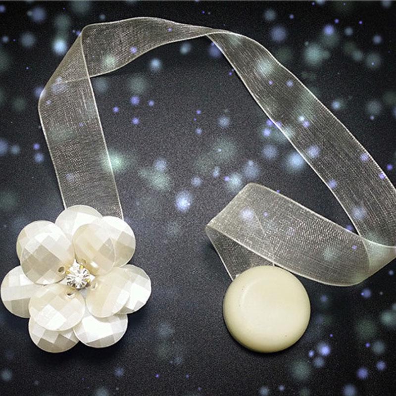 Форма цветка, аксессуары для дома, магнит, портативная пряжка для штор, зажимы для штор, занавески, декор окна