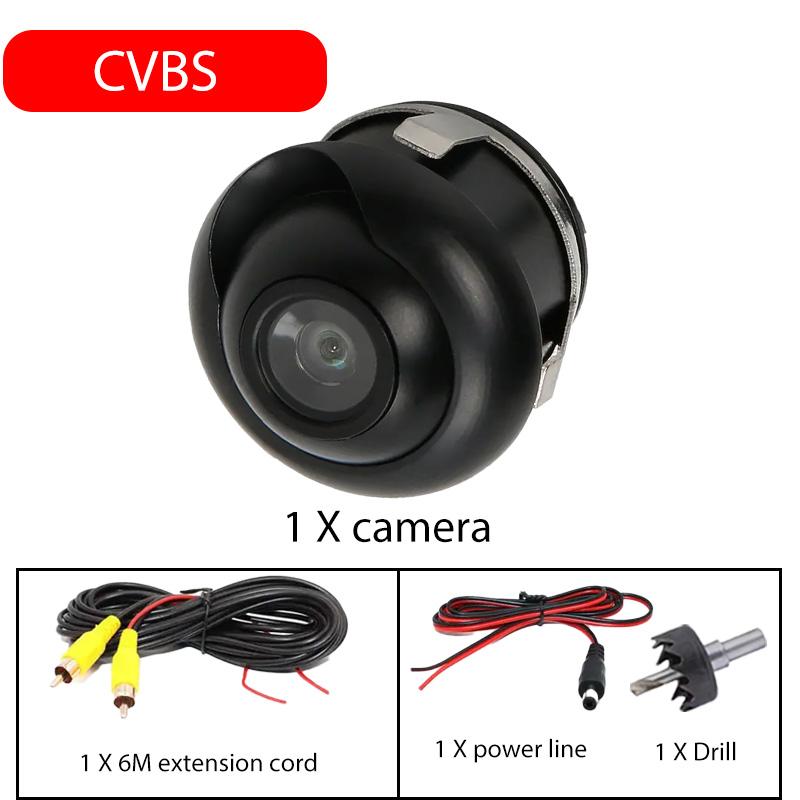 Universal 170° AHD/CVBS 1080P Fisheye Car Rear View Camera 360° Rotatable 90° Adjustable Night Vision Waterproof Easy Install
