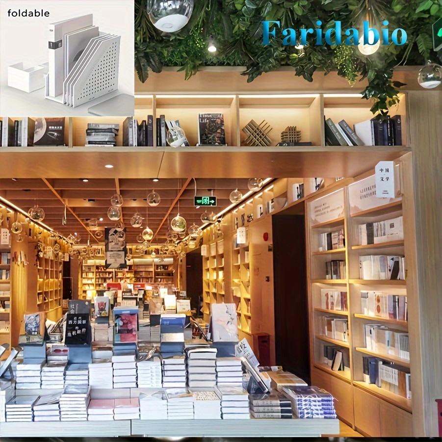 Высококачественная выдвижная 4-секционная книжная полка, коробка для хранения файлов: Настольные принадлежности и органайзер для файлов для офисной мебели, школьное хранение