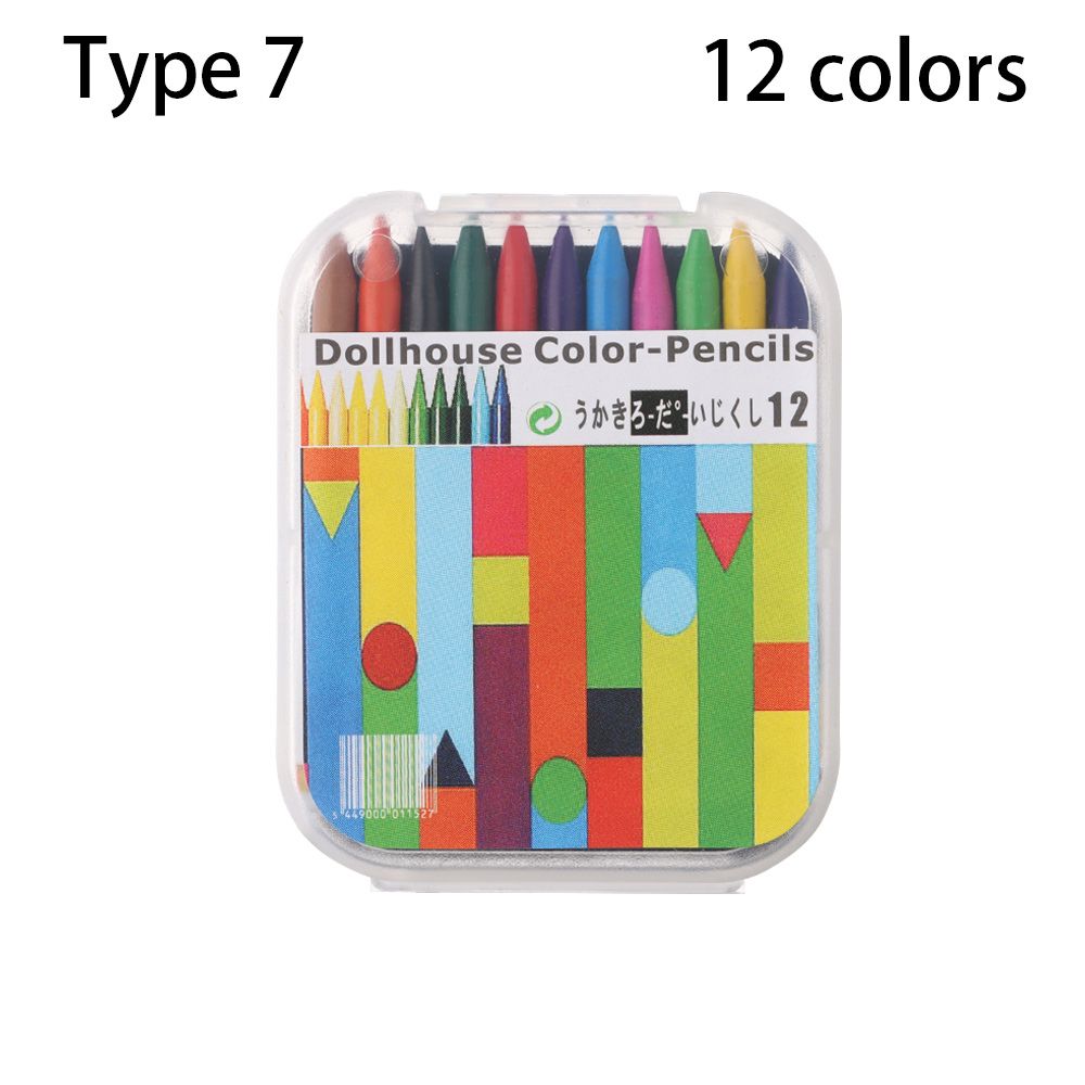 Scene Model Doll Colorful Crayon Dollhouse Decoration Miniature Color Pencil Dolls Accessories