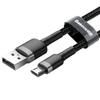 Baseus Cafule Cable Durable Nylon Cable Usb / Micro Usb Qc3.0 2.4A 1M Black-Grey (Camklf-Bg1)