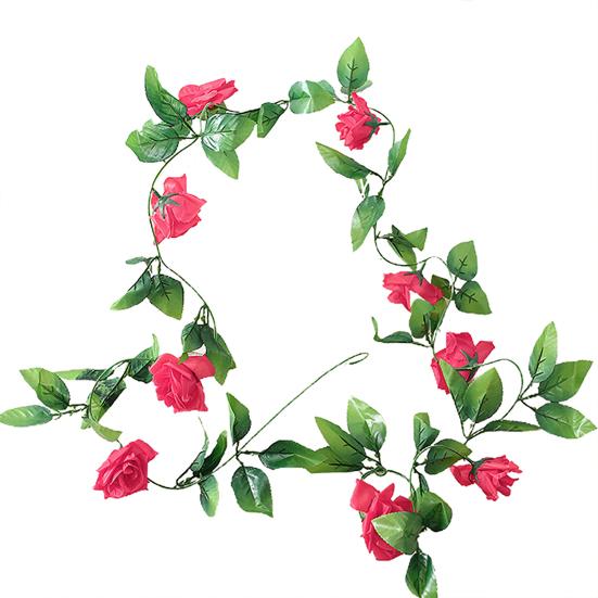 Искусственные розы, вечные, прочные, висящие, очаровательные, ландшафтный дизайн, цветок плюща, виноградная лоза, садовый декор
