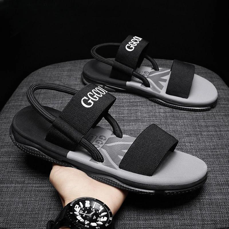 FashionHeight With Platform Casual Eva Men's Sandal Open Toe Male Shoe New Fashion Summer 2024 High Quality Design Comfortable Original