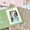 10 шт. INS Pastoral Girl Tea Party складная карточка задняя часть Kpop 3 дюйма фотокарточка продажа карта DIY упаковка декоративная фиксированная доска