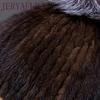 JERYAFUR Модная зимняя шапка, теплая женская вязаная шапка, норковая шапка с вертикальным тканым лисьим помпоном, лыжная шапка