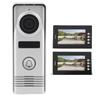 7 Inch 2 Units Video Door Entry System Dual Way 800x600 Pixels Video Intercom System for Home Villa House Apartment EU
