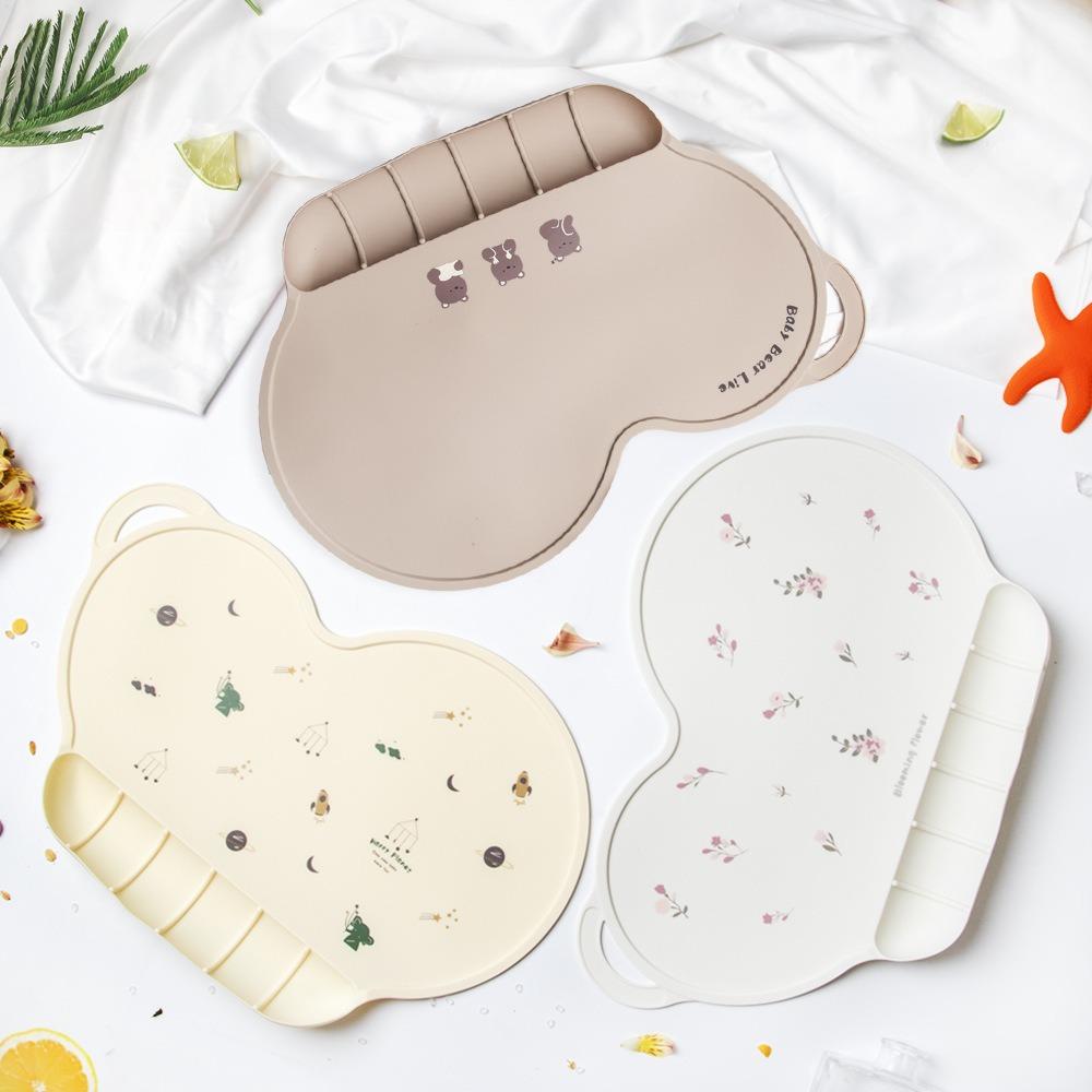 Водонепроницаемые салфетки Cloud, маслянистые силиконовые коврики для столовых приборов, легко моющиеся детские коврики для столов, для студентов