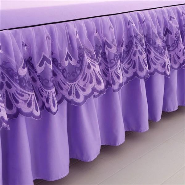 2024 New Luxury Lace Bed Skirt Mattress Cover 3PCS Bed Sheet With 2 Pillowcases Bedspread Fitted Sheet Bedding Set