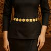 Metal Metal Coin Waist Chain Silver Dance Dress Belt Chains Ethnic Style Belt  Costume Accessories