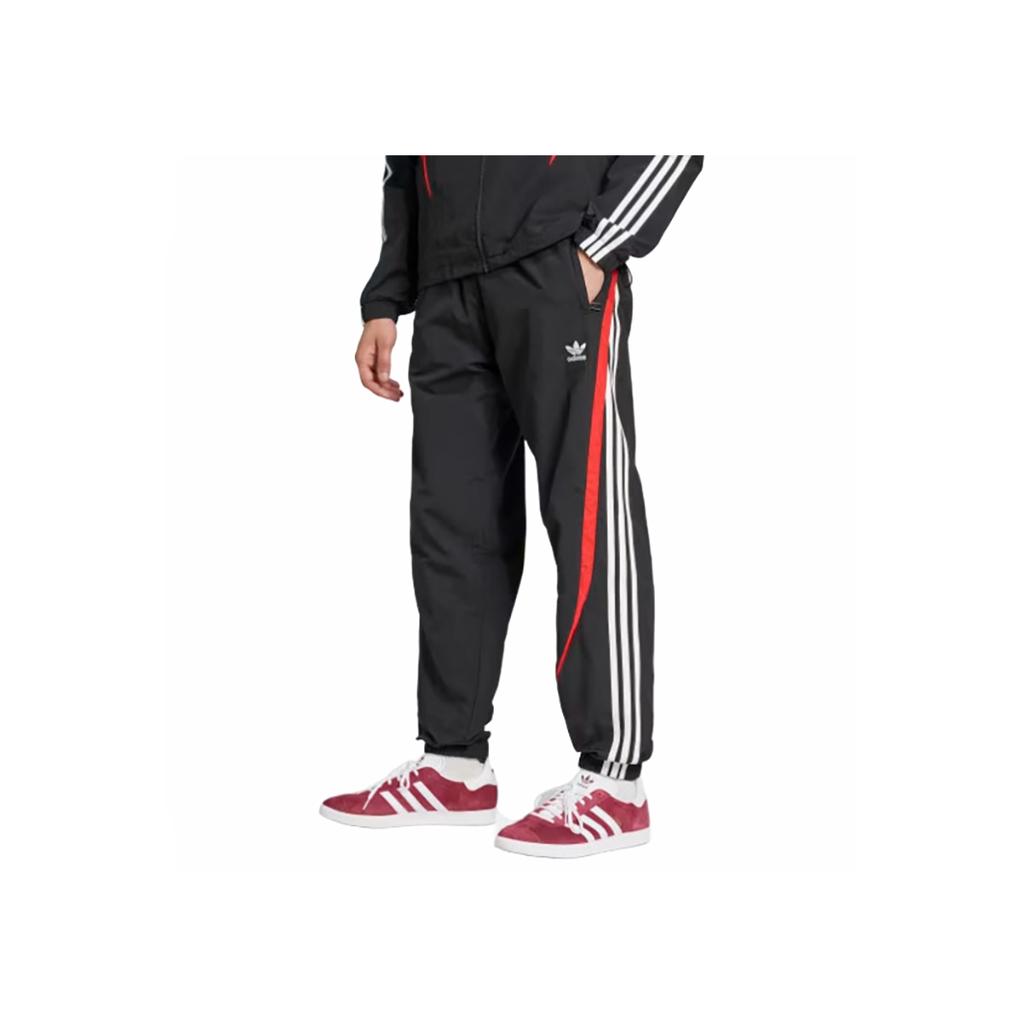 Adidas Originals Archive Tracksuit Bottoms Striped Color Blocked Retro Sports Knit Pants Men Bottoms Black IX9646