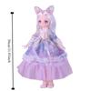 Multiple Movable 30cm Bjd Doll Toy Attractive Eyes Lace Princess Doll  Kids