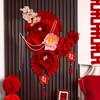 3D Crepe Paper Flowers for Wedding Room and Bedroom Wall Decoration