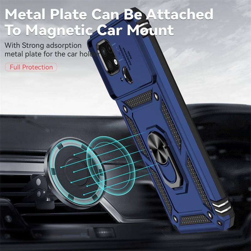 Чехол для Xiaomi Redmi 10C Case Armor Слайд Защита камеры Кольцо-подставка Чехол для телефона Для Redmy 10C 10 C Redmi10C Ударопрочный Funda