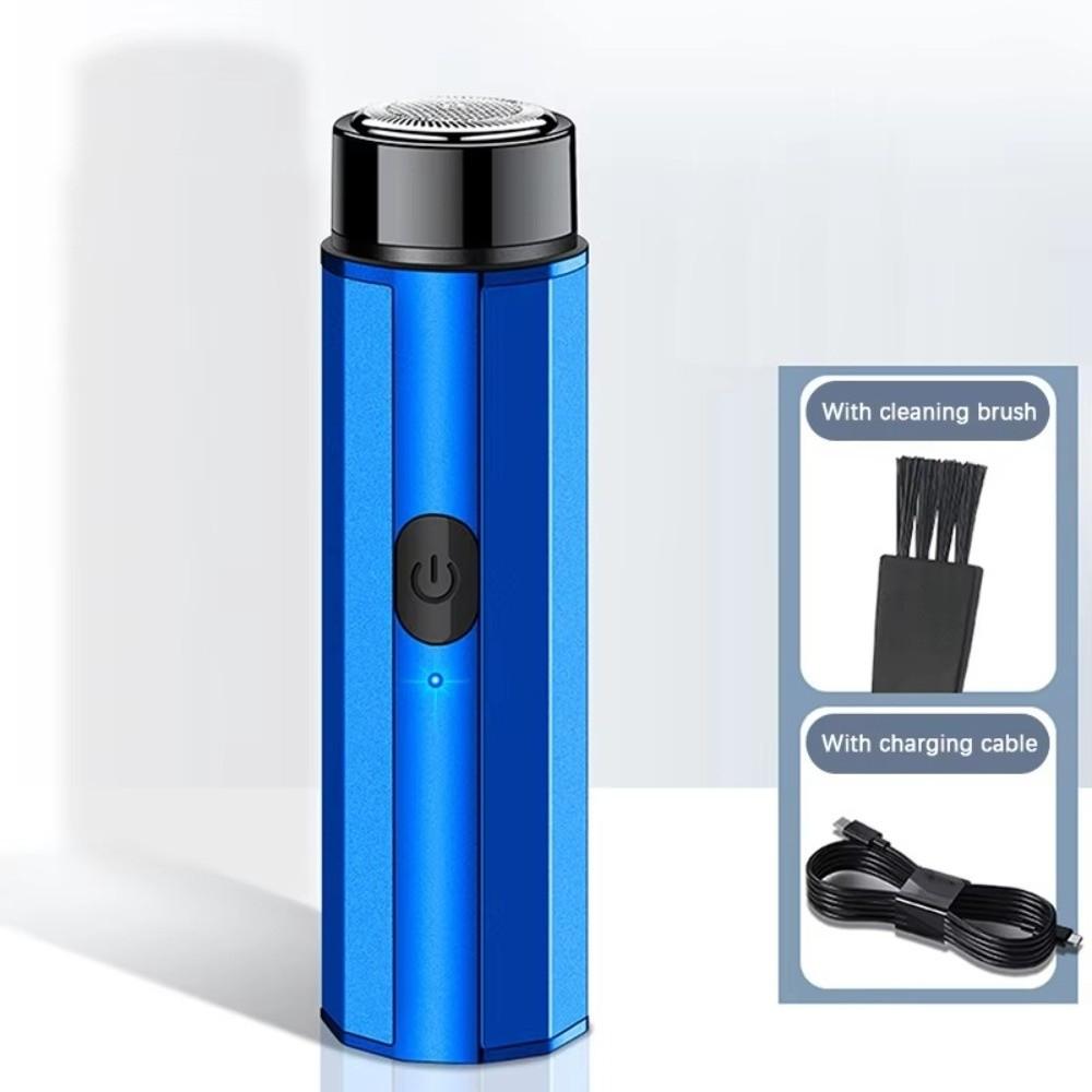 Waterproof Electric Shaver Mini Men's Beard Razor Portable Beard Trimmer for Home&Travel