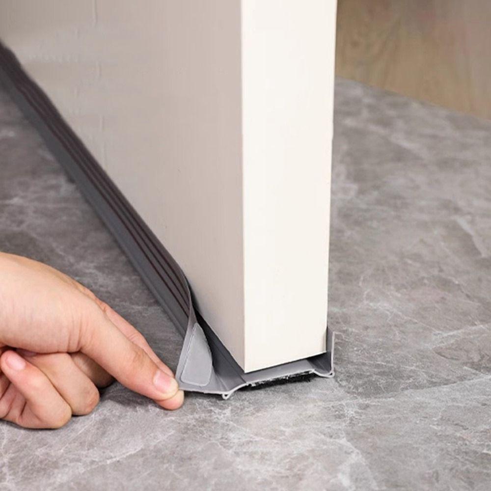 Уплотнительная лента для двери из ПВХ, гибкая уплотнительная лента, ограничитель сквозняка для новой двери, дверь