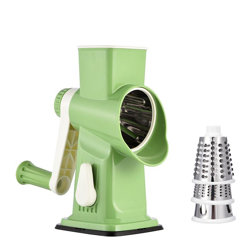 Multifunctional Hand Crank Roller Vegetable Cutter, Household Slicer Shredder Practical Manual Kitchen Gadget
