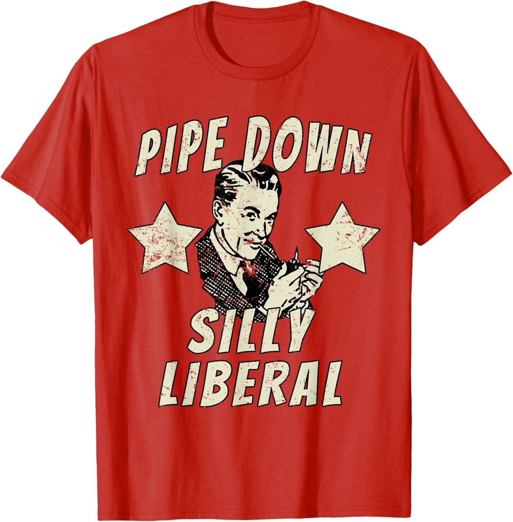 Vintage Colors Pipe Down Funny Meme Present Lover Unisex T-Shirt