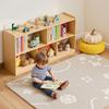 VEVOR Montessori Bookshelf, 1140 mm Width Toy Storage Organizer, 5-Section Kids Display Storage Cabinet, Daycare Furniture