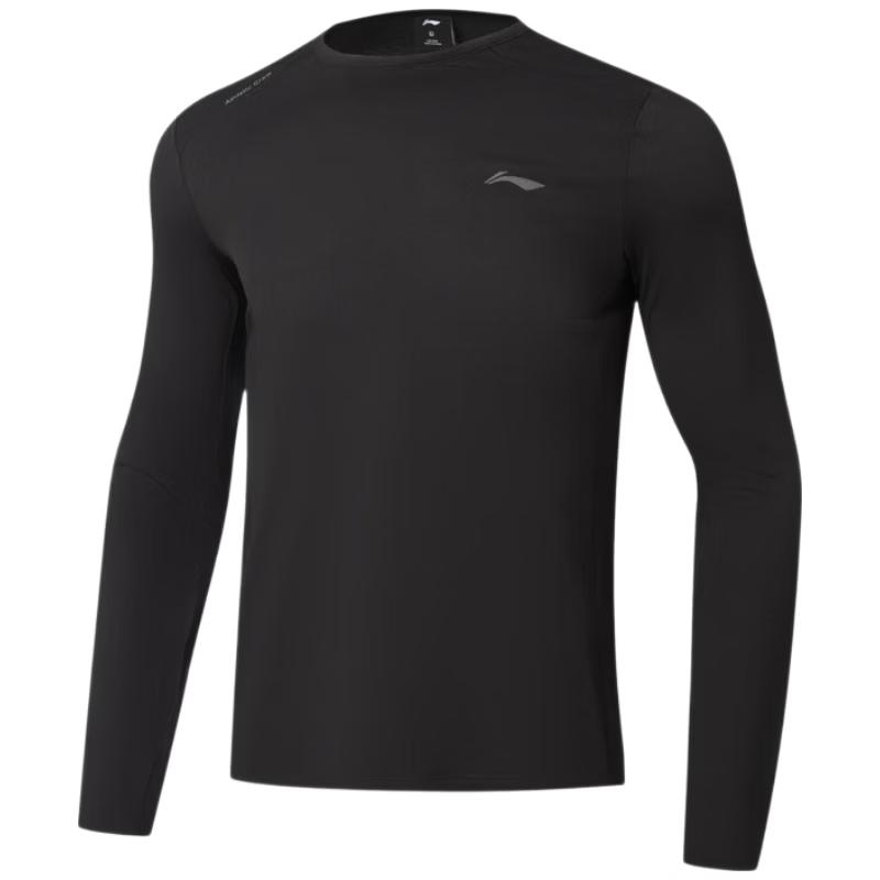 Li-Ning Мужская спортивно-повседневная футболка с длинным рукавом 2026 ATLW295