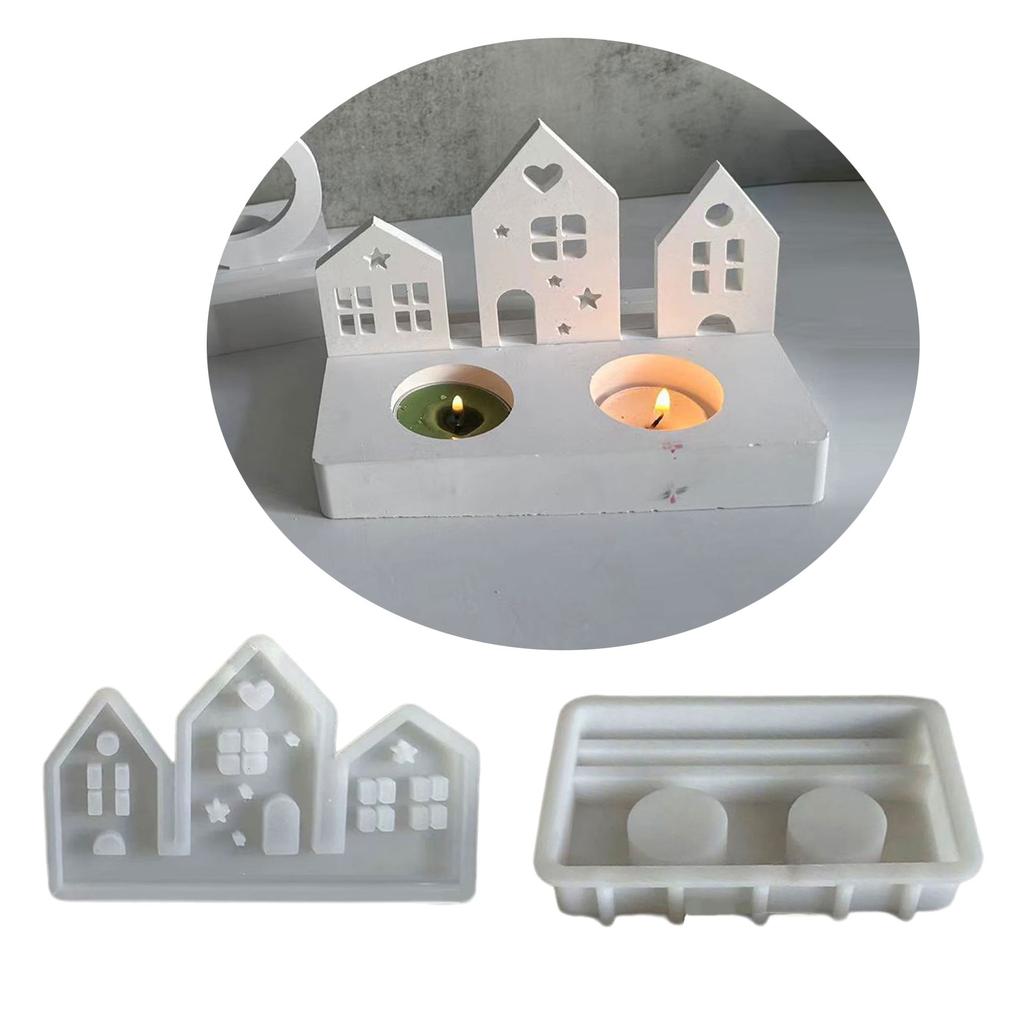 Geometric Candle Mold Silicone Mold for Candle Holder Reusable Candle Resin Epoxy Mould Casting Molds DIY Silicone Mould