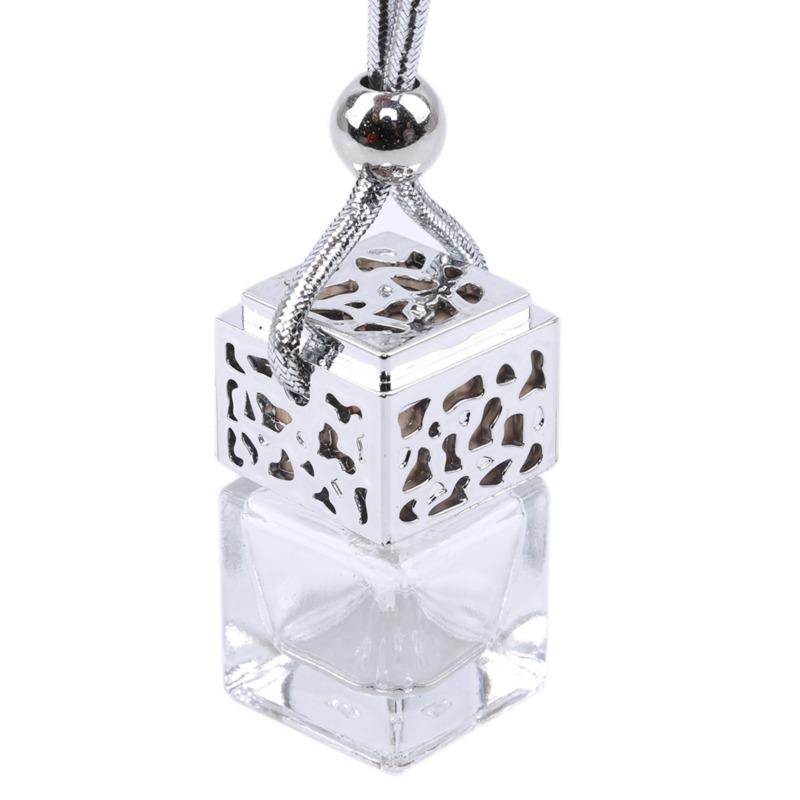 Air Freshener Ornament Perfume Bottle Pendant Glass Bottle Car-styling Essential Oils Auto Car Perfume Bottle Hanging