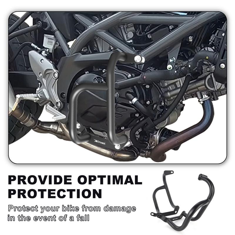 For Suzuki SV650 SV650X 2017 2018 2019 2020 2021 2022 2023 2024 2025 Motorcycle Engine Guards Highway Crash Bars Protect Bumper