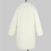 Factory Sell 2023 Spring Autumn Winter Long Faux Fur Coat Women Plush Jacket Ladies Wihite Fluffy Jacket Long Sleeve Fashion Outerwear