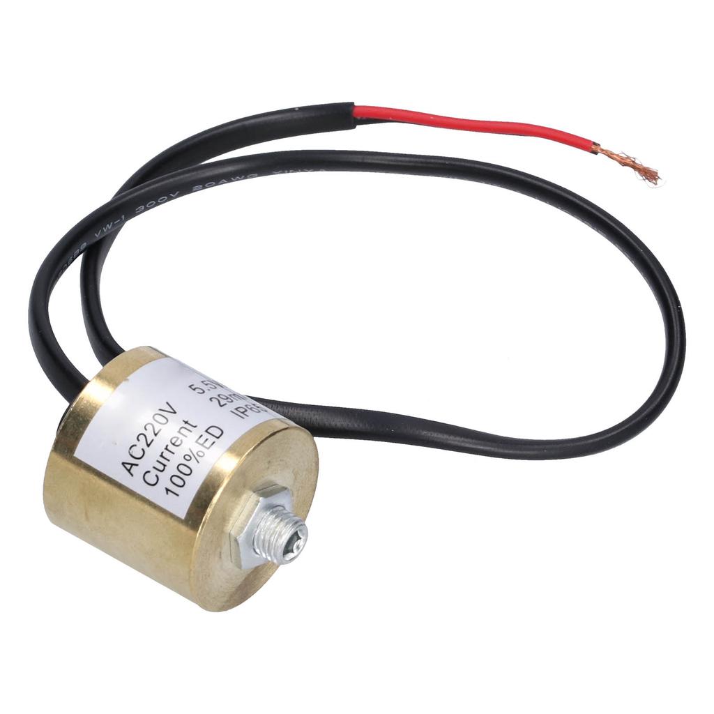 Электромагнитный клапан Электрический бесшумный безмасляный насос Аксессуары для воздушного компрессора Цилиндрический DT, 220 В переменного тока