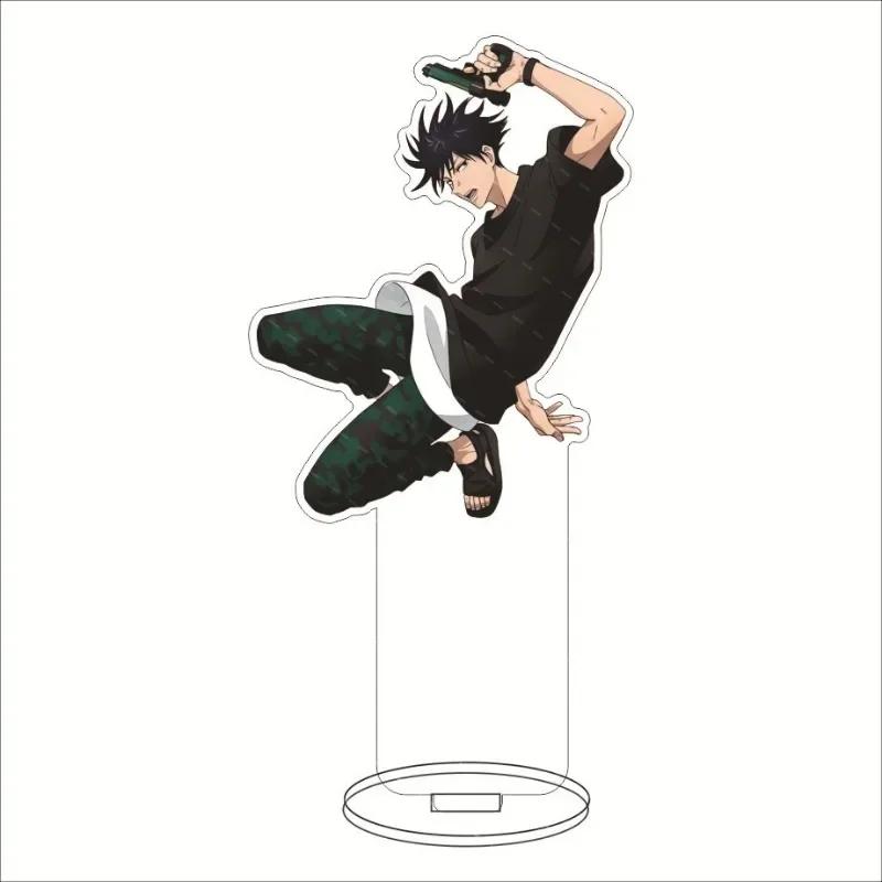 Jujutsu Kaisen 16см Фигурка Акриловая Подставка Набор - Годжо Юдзи Мегуми Нобара Тоге Маки Коллекционные Аниме Фигурки с Подставкой Идеальный Ги