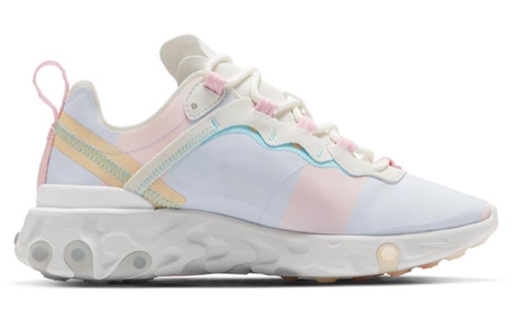 Nike Женские кроссовки React Element 55 White Crimson Gold DB5926-011