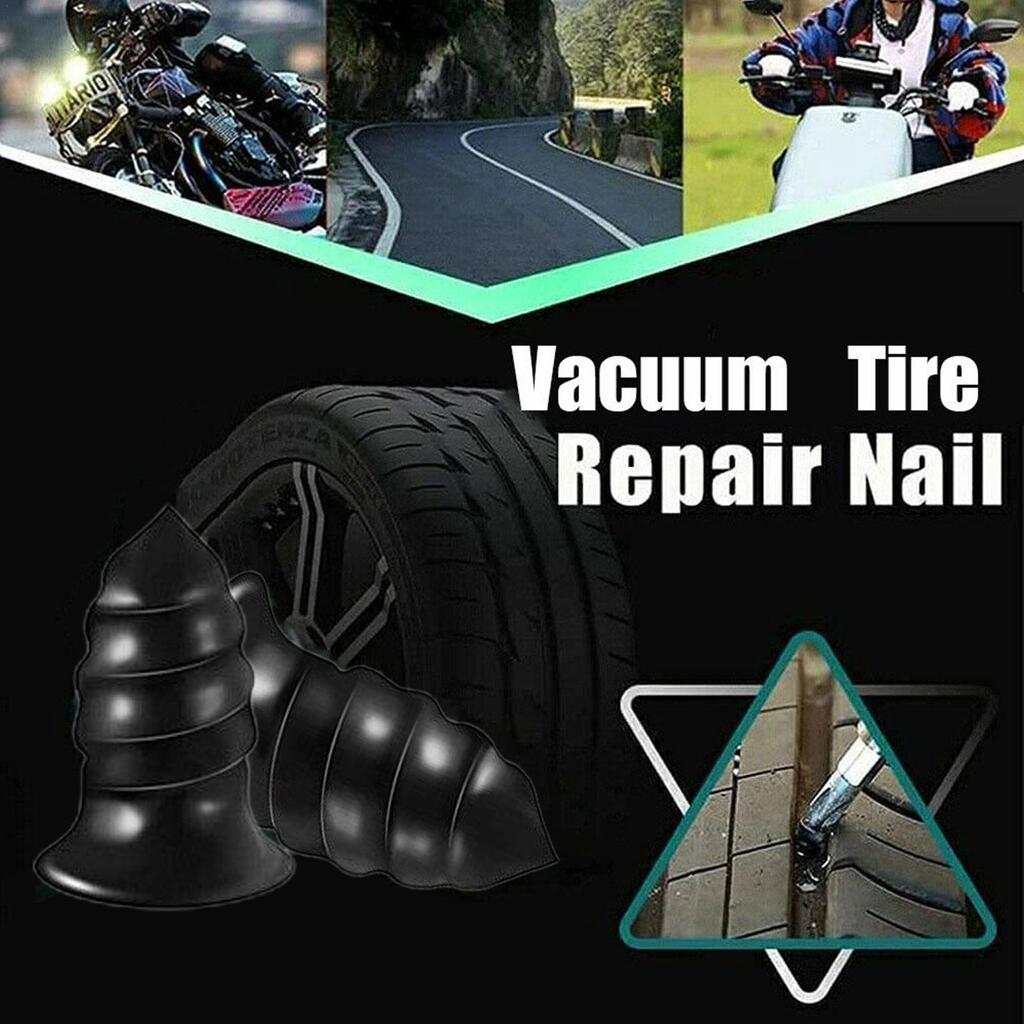 32Pcs Car Vacuum Tire Repair Kit Set Vacuum Tyre Repair Rubber Nails Tool Tubeless Tyre Puncture Rubber Screw Patches Tool