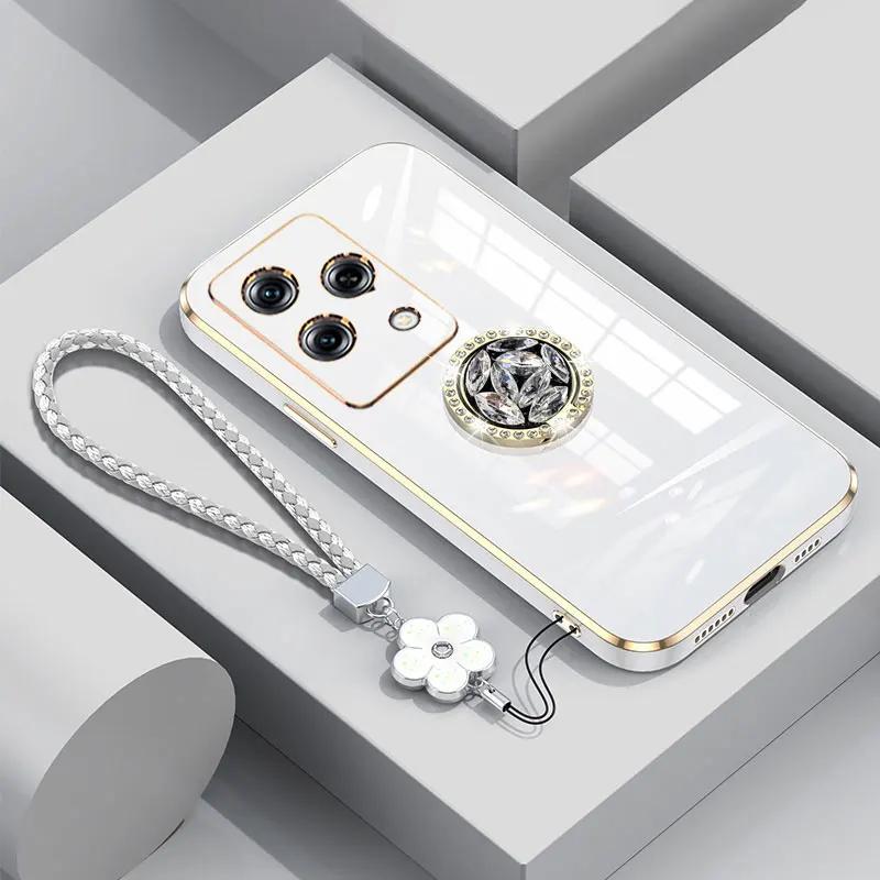 Чехол для Redmi Note 13 4G Redmi Note 13 PRO 5G 4G, чехол Note 13 Pro + Plus, роскошный чехол для телефона с квадратным покрытием, противоударная задняя крышка