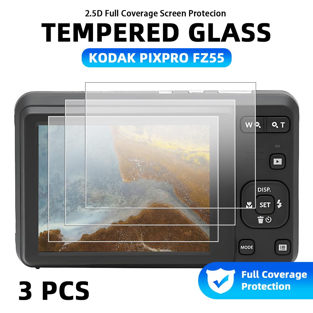 Закаленное стекло 9H для KODAK PIXPRO FZ55, Защитная пленка для экрана, HD, Прозрачная, Прочная, Защита от царапин, Аксессуары для камеры