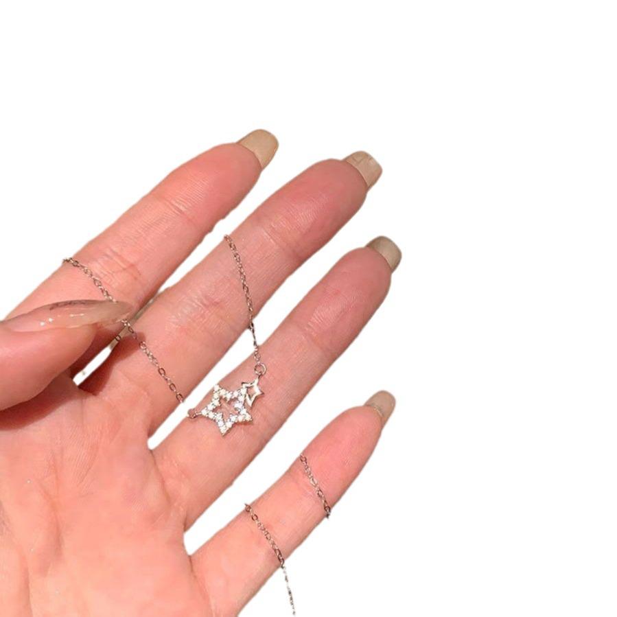 Роскошное ожерелье-звезда на ключицу - Подарок в японском и корейском стиле для женщин