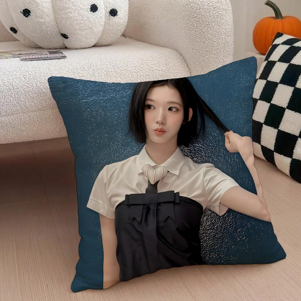 actor classic CChoi Ji Woo Cushion Cover Throw Pillow Cover Hidden Button Durable Polyester Chair Cushion