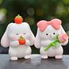 Adorable Rabbit Pvc Figurine For Desk Display Gift For Collectors