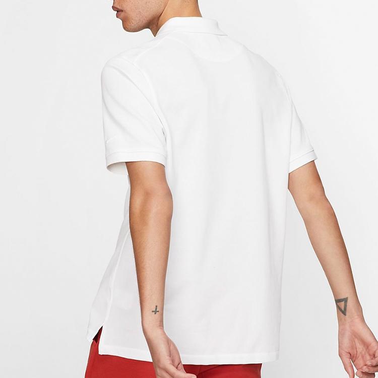 Nike Рубашка-поло Slim Fit Мужские топы Белые BV0481-100