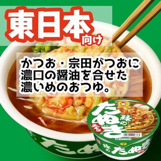 Maruchan Midori no Tanuki Tempura Soba East 101g12 pieces