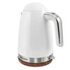 Bergmann Fr009 1.7L 2200W Electric Kettle White With Wood-Like Base N