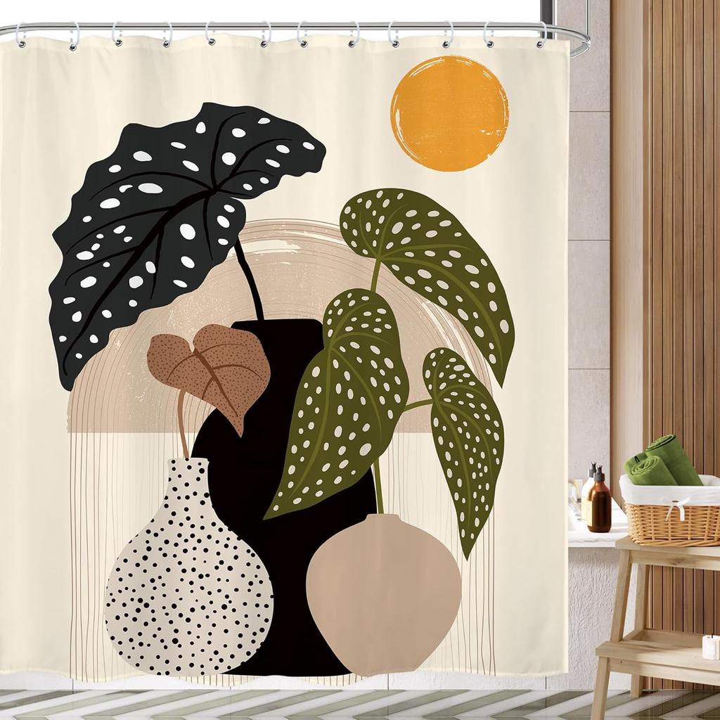 Деревенская шторка для душа «Медвежья хижина», дизайн «Западный лодж, горное животное», водонепроницаемый полиэстер с крючками